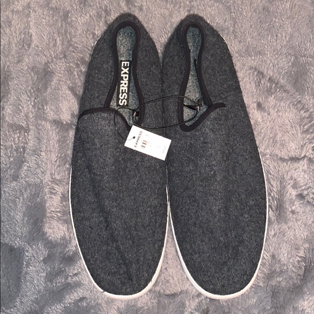 NWT Express Wool blend Slip-ons